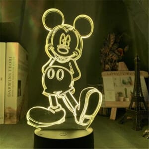 Kleurrijk Disney Marvel LED Nachtlampje Met 3D-Figuren 8x8x8 cm Nachtlampen
