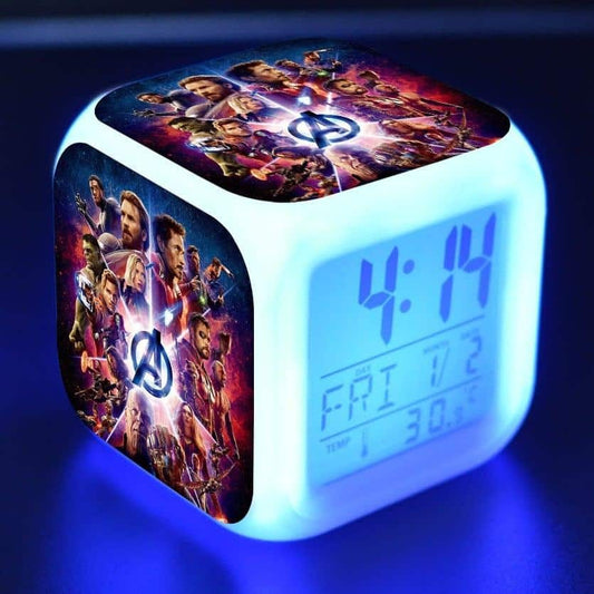 Kleurrijk Disney Marvel LED Nachtlampje Met 3D-Figuren 8x8x8 cm Nachtlampen