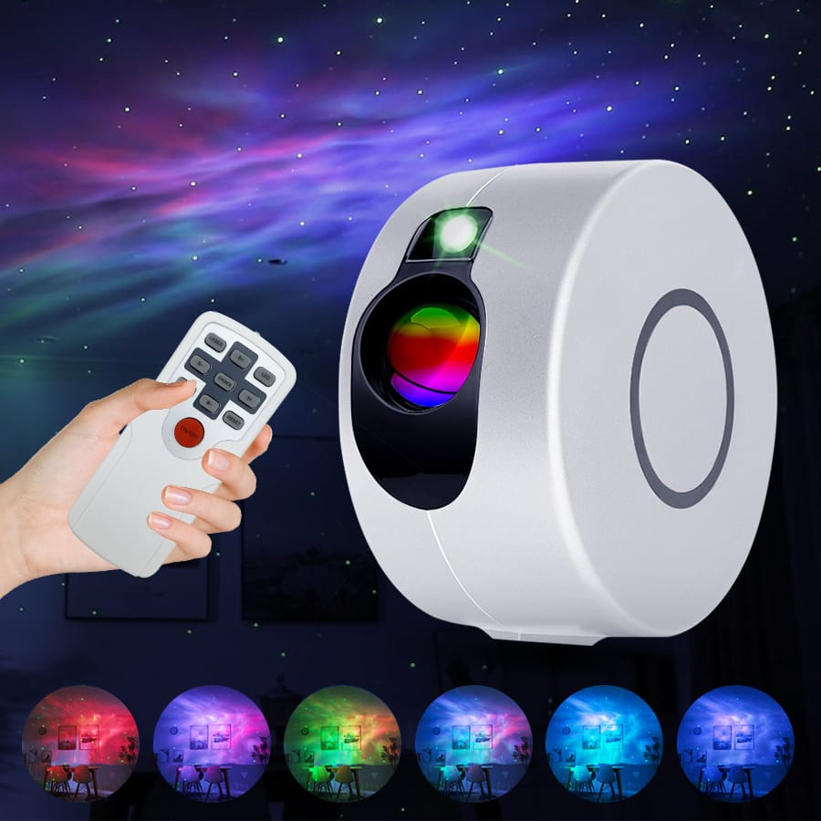 Kleurrijk Galaxy Nachtlampje 16,5cm Nachtlampen