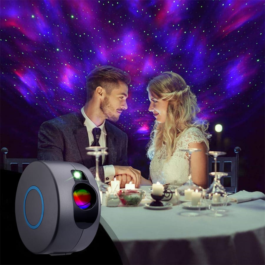 Kleurrijk Galaxy Nachtlampje 16,5cm Nachtlampen