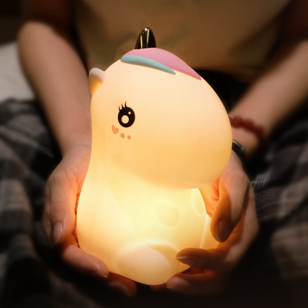 Kleurrijk Siliconen Eenhoorn Lampje Nachtlampen