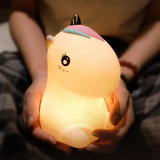 Kleurrijk Siliconen Eenhoorn Lampje Nachtlampen