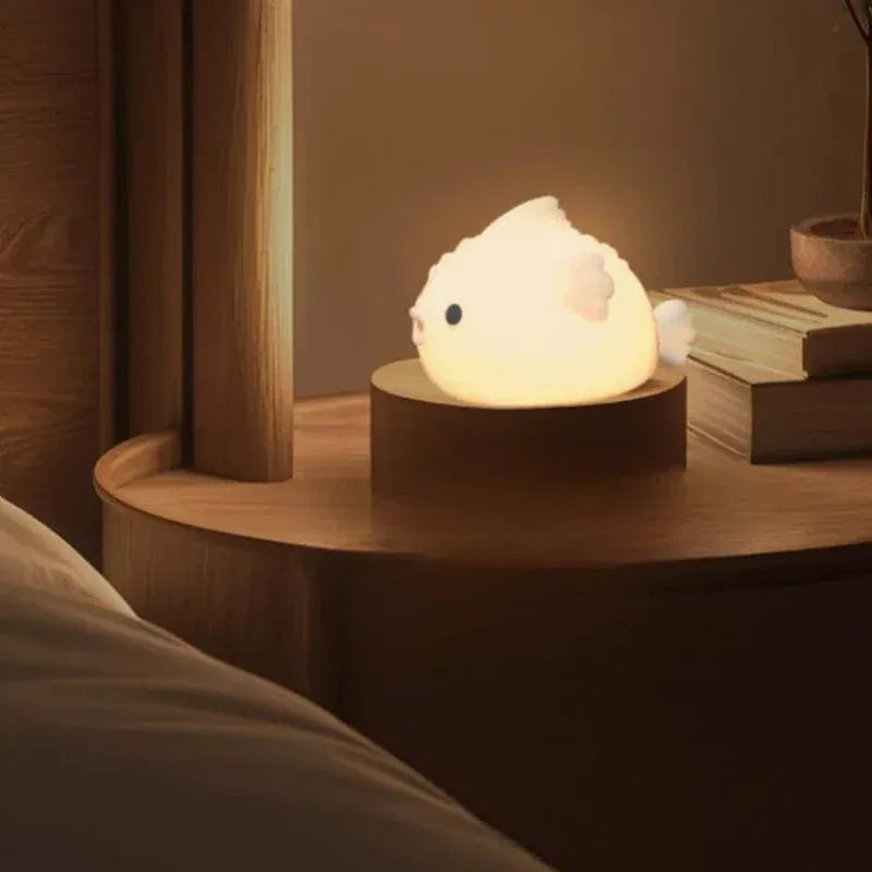 Kleurrijk Siliconen Vis Nachtlampje Nachtlampen