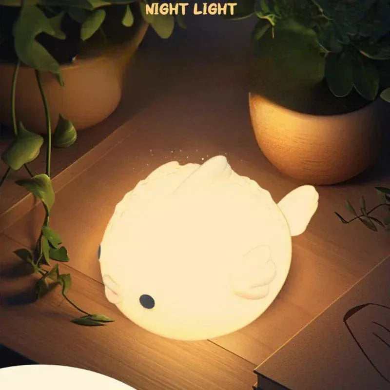 Kleurrijk Siliconen Vis Nachtlampje Nachtlampen