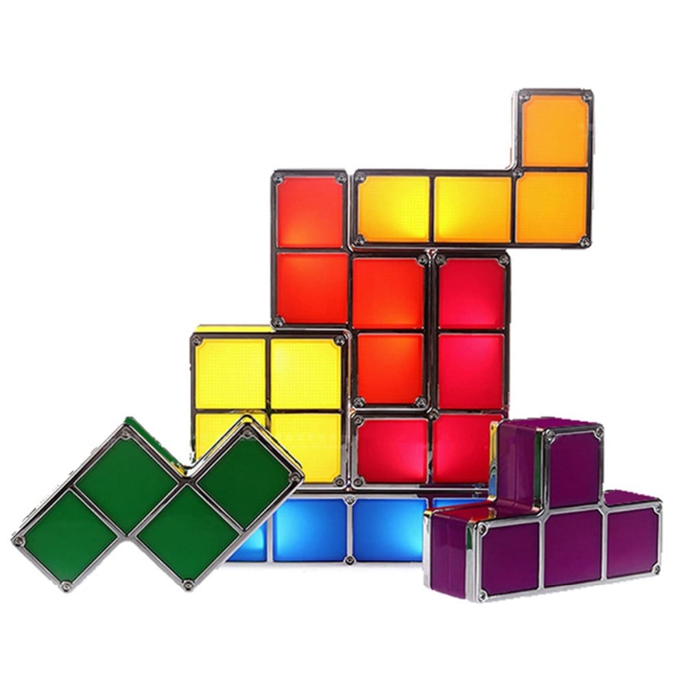 Kleurrijk Tetris Nachtlampje Nachtlampen