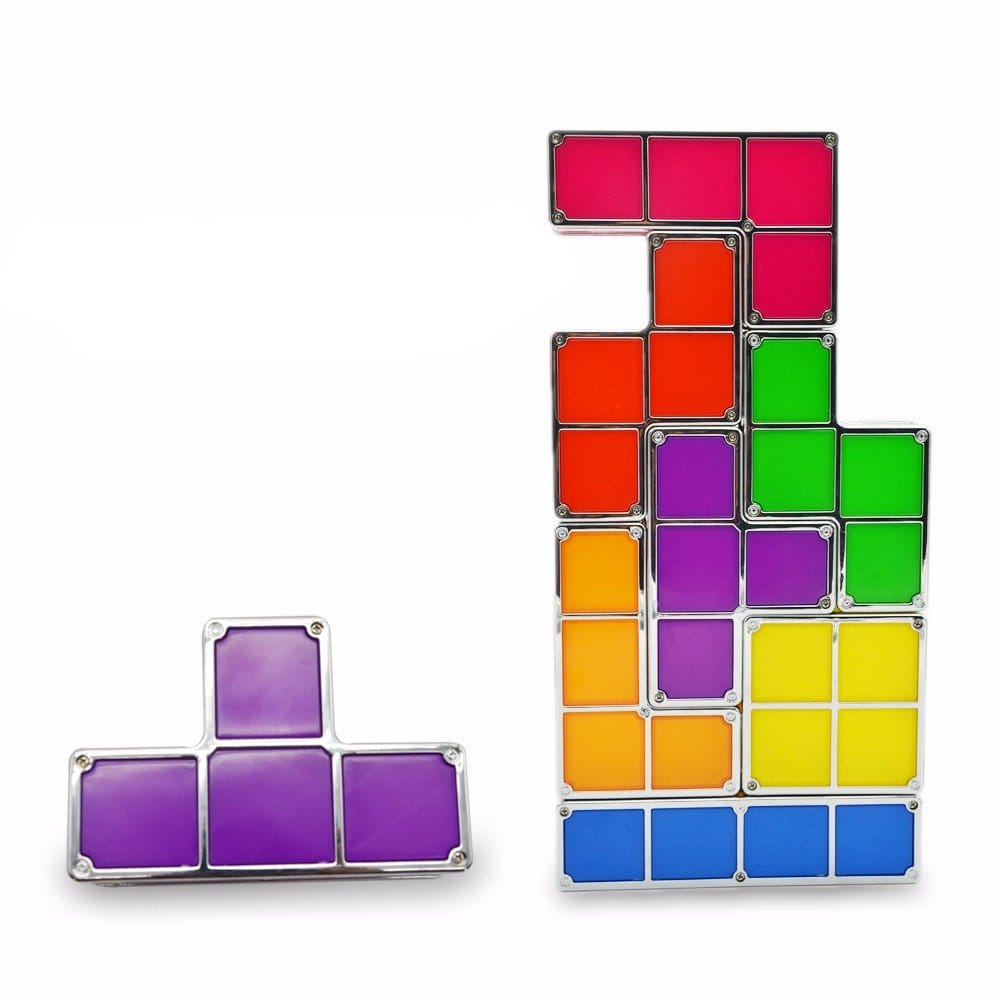 Kleurrijk Tetris Nachtlampje Nachtlampen