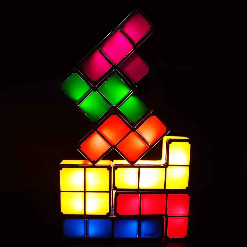 Kleurrijk Tetris Nachtlampje Nachtlampen