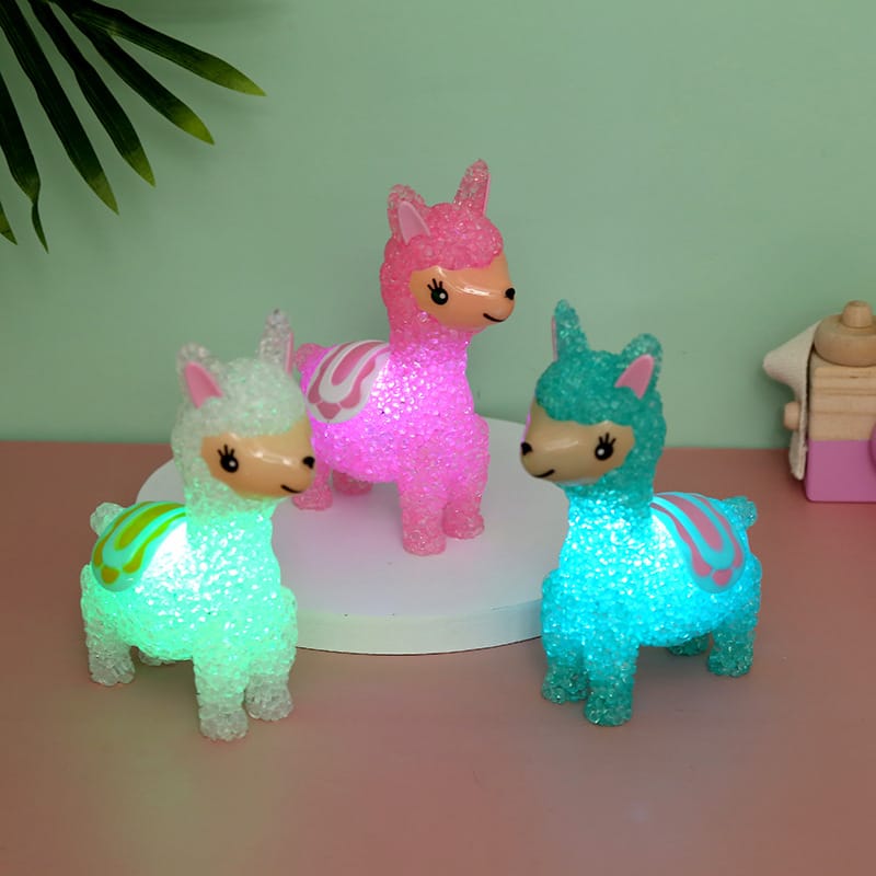 Kleurrijke Neon Alpaca USB Lamp 40x22cm Sfeervolle Verlichting Nachtlampen