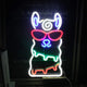 Kleurrijke Neon Alpaca USB Lamp 40x22cm Sfeervolle Verlichting