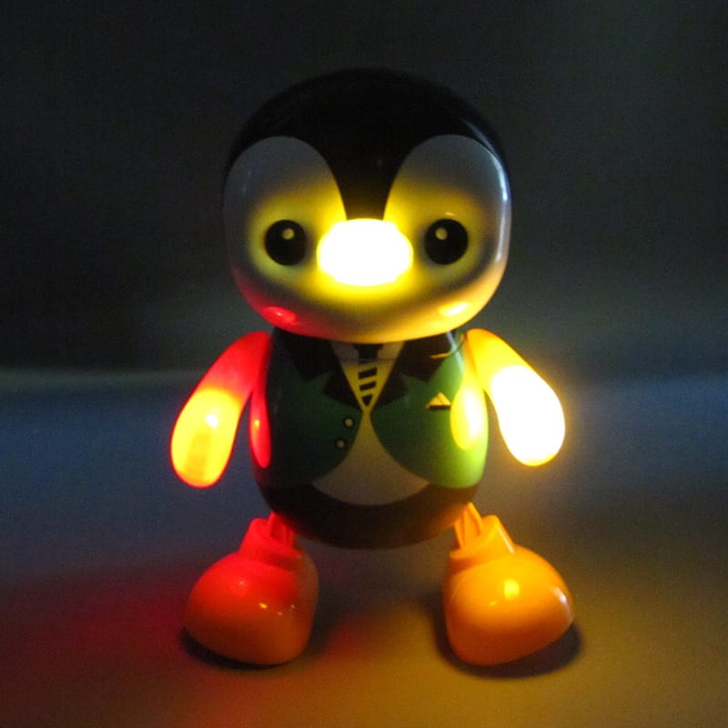 Kleurrijke Pinguïn Nachtlampje Voor Kinderen 19x12,5x10 cm Nachtlampen