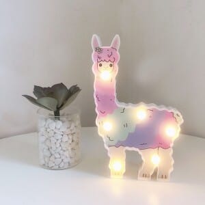 Kleurrijke Pinguïn Nachtlampje Voor Kinderen 19x12,5x10 cm Nachtlampen