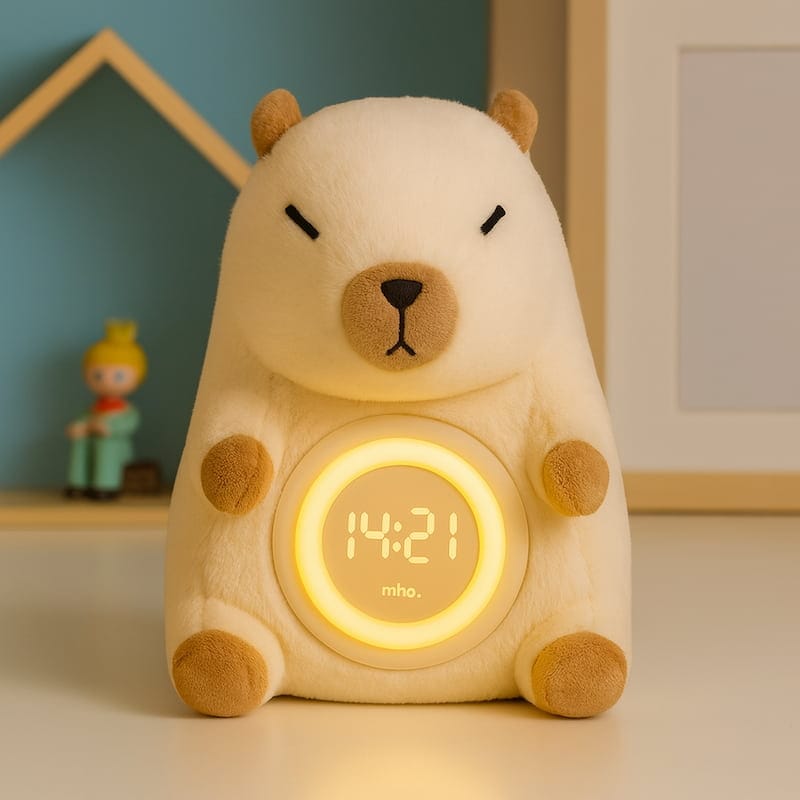 Knuffeldier Nachtlampje Wekker Nachtlampen