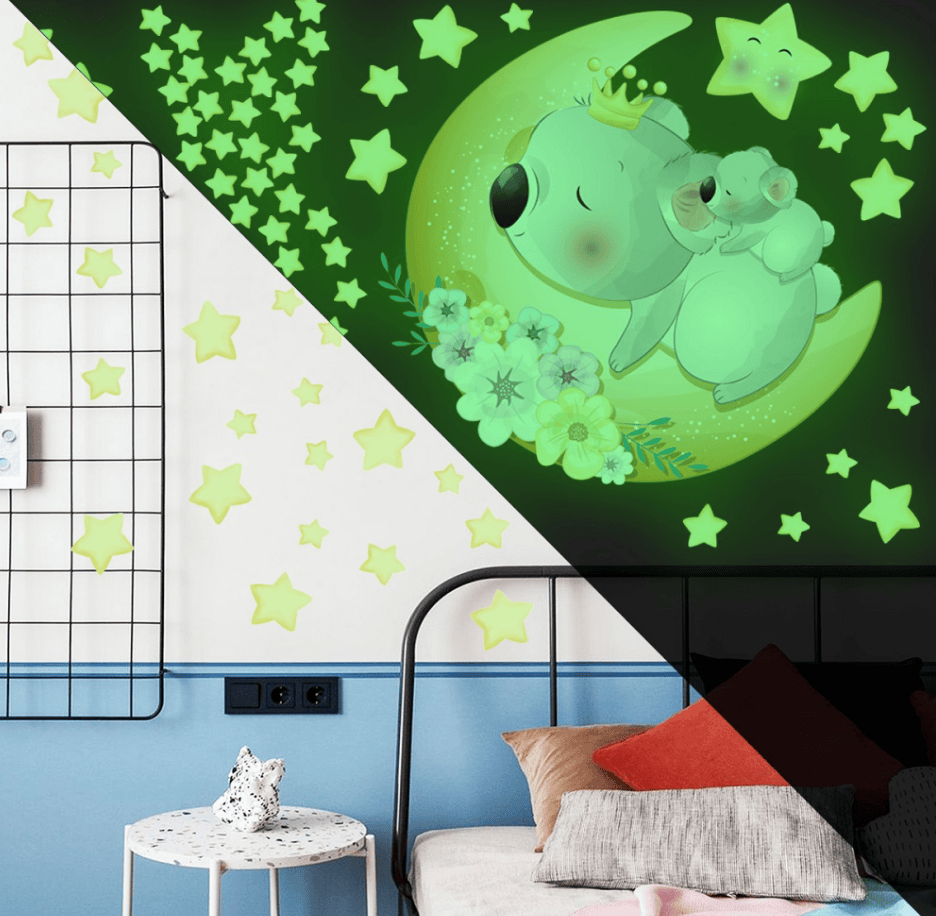 Koala Nachtlampje Sterren 19x30 Nachtlampen