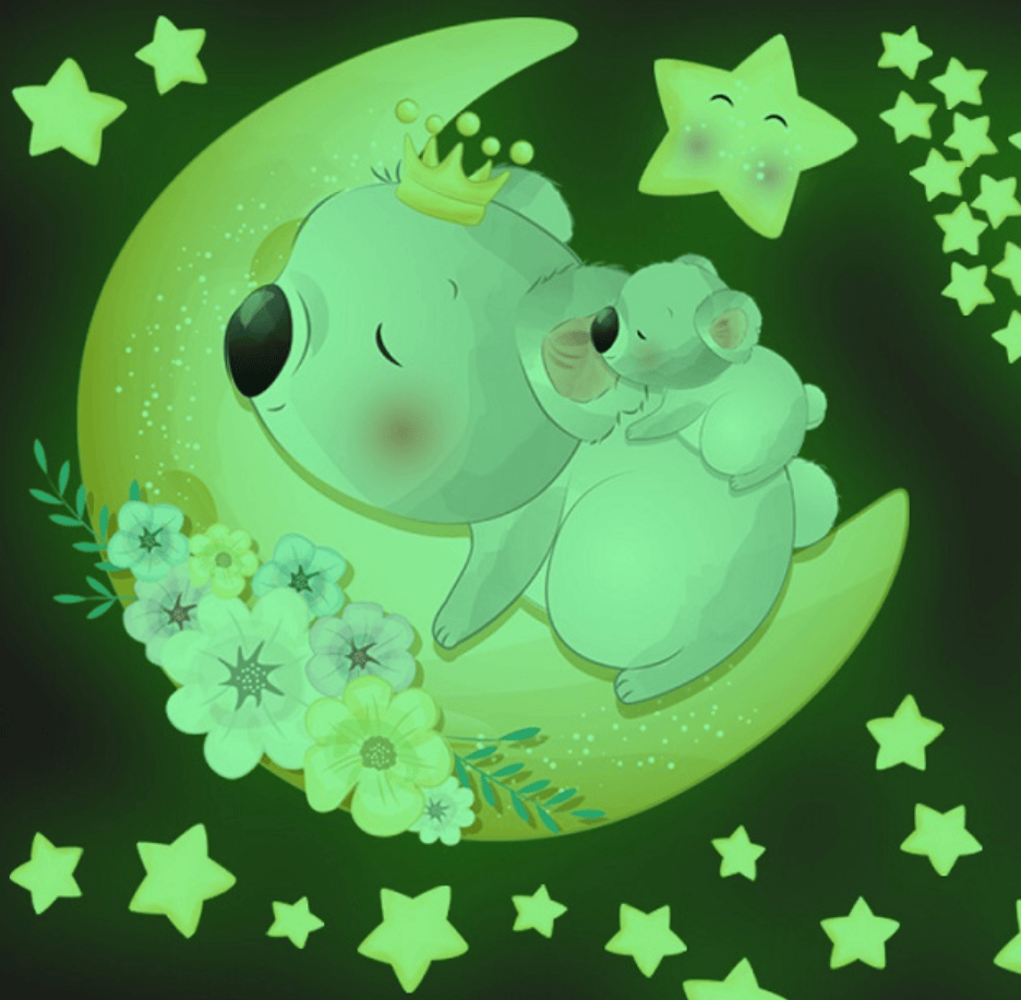 Koala Nachtlampje Sterren 19x30 Nachtlampen