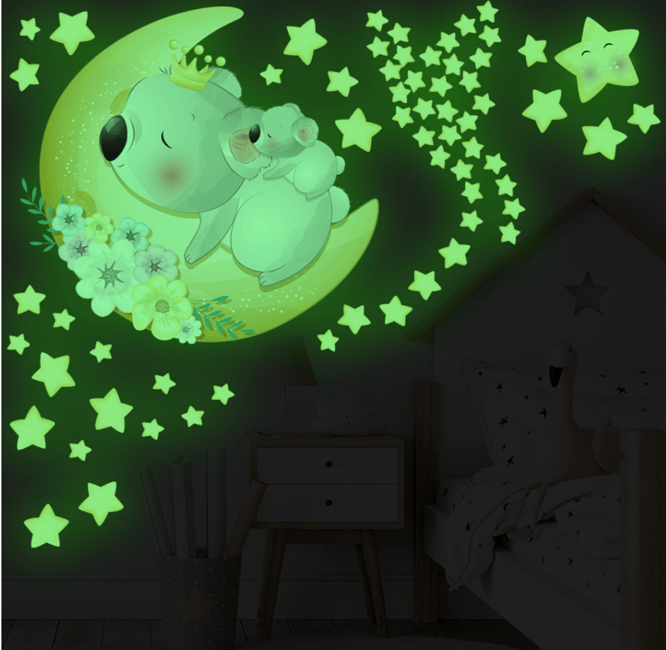 Koala Nachtlampje Sterren 19x30 Nachtlampen