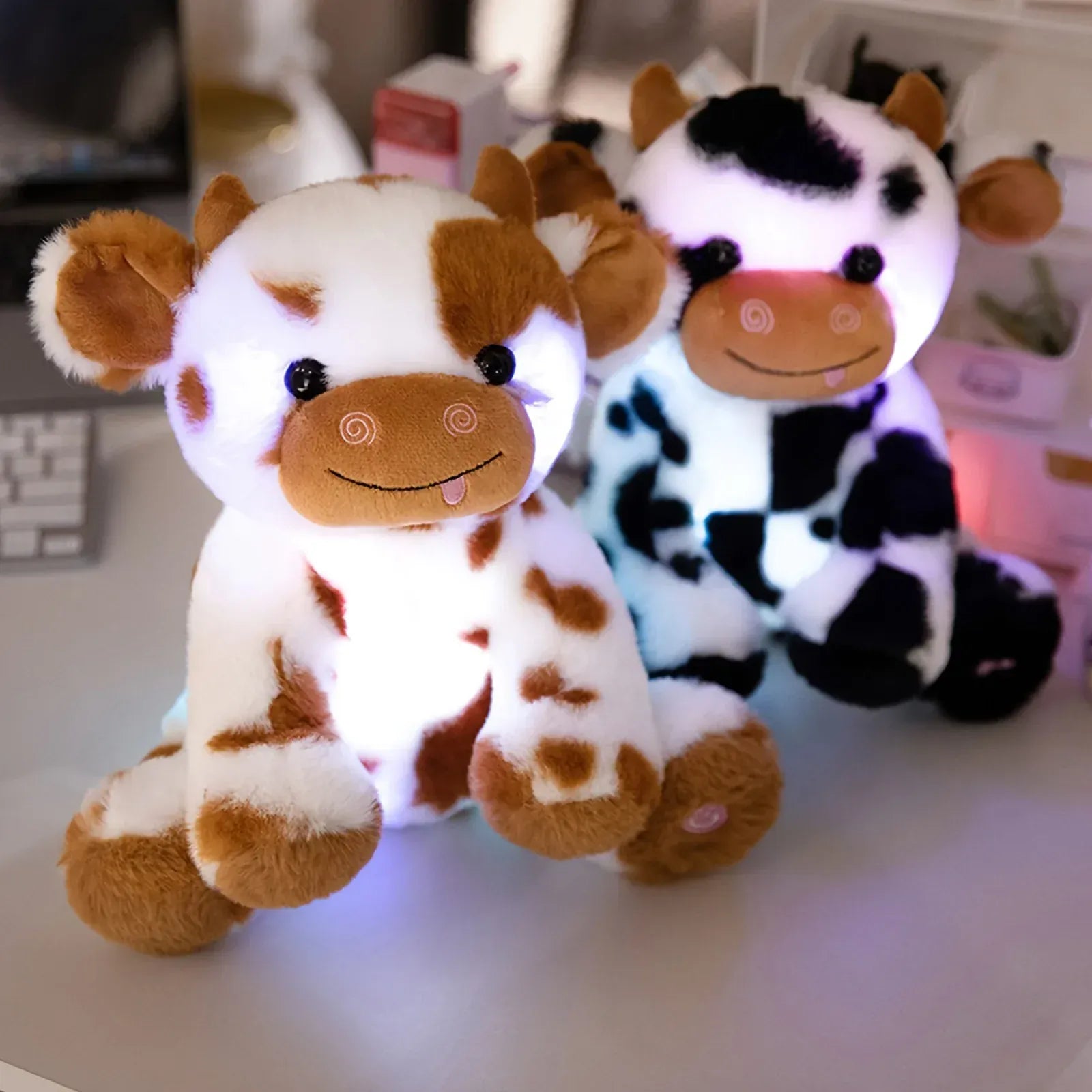 Koe Knuffel Nachtlampje 25 cm Nachtlampen