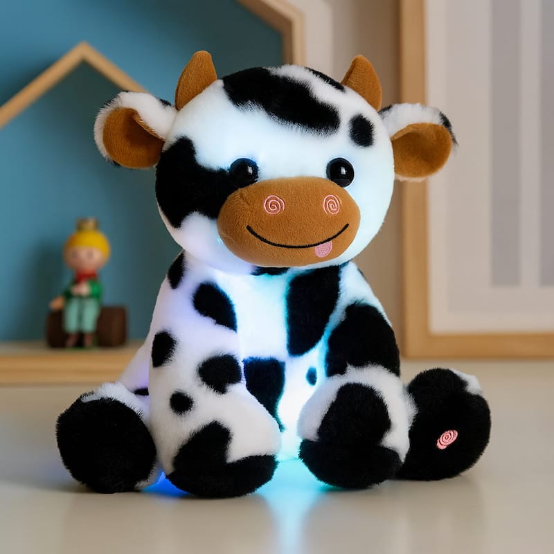 Koe Knuffel Nachtlampje 25 cm Nachtlampen