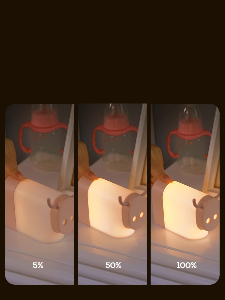 Koeienachtvormig Kindernachtlampje Nachtlampen