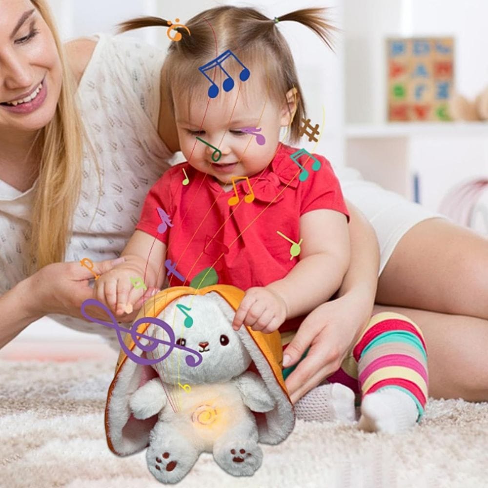 Konijn Knuffel Nachtlampje 35 cm Zacht Licht Nachtlampen