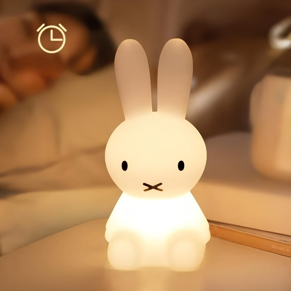 Konijn Nachtlampje 28 cm met Timer Nachtlampen
