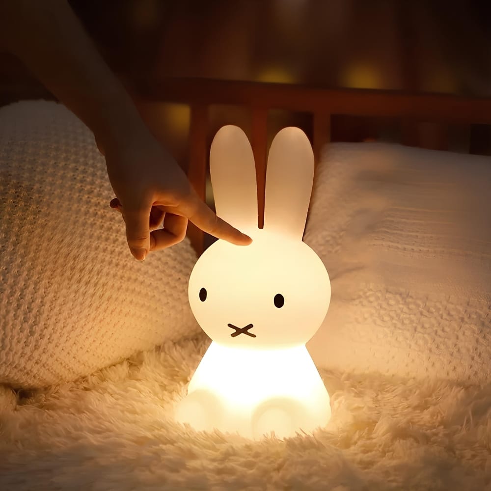 Konijn Nachtlampje 28 cm met Timer Nachtlampen