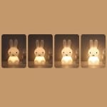 Konijn Nachtlampje 28 cm met Timer Nachtlampen