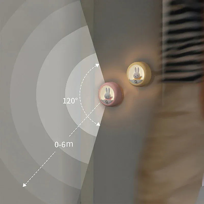 Konijn Wandlamp Met Bewegingssensor LapSense Nachtlampen