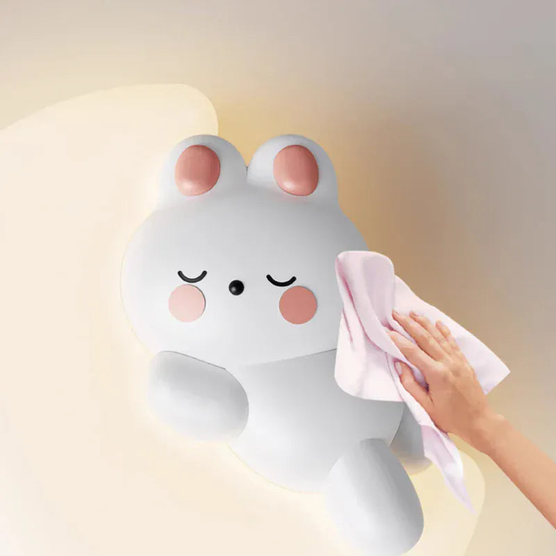Konijn Wandlampje WallBunny Met Drie Lichtkleuren Nachtlampen