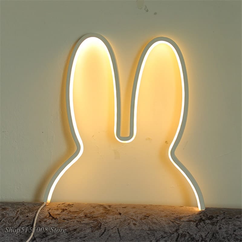 Konijnenoren LED Lamp USB Nachtlampen