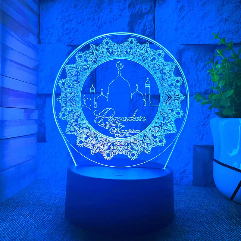 Koran 3D Nachtlamp 7 Kleuren Led Nachtlampen