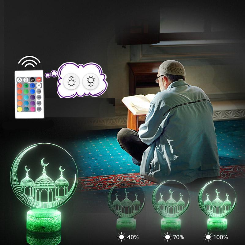 Koranische LED Nachtlampje Meerdere Kleuren Met Zacht Licht Nachtlampen