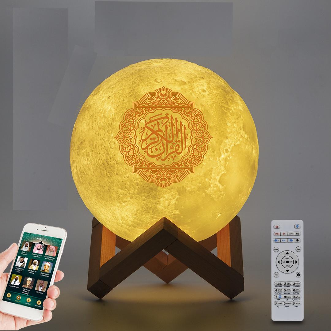 Koranische Maan Nachtlampje Met Bluetooth 15 cm Nachtlampen