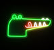 Krokodillenkop Dino Nachtlampje