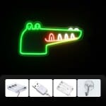 Krokodillenkop Dino Nachtlampje Nachtlampen