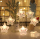 Lachende Ster LED-Lichtsnoer Wit
