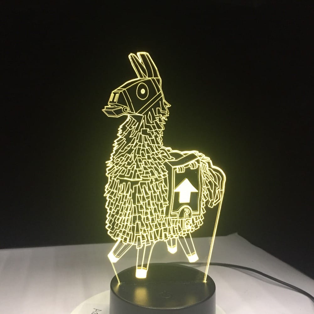 Lama LED Nachtlampje 20 cm Kleuren Nachtlampen