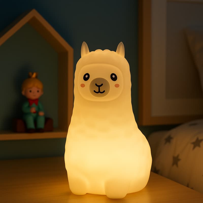 LamaLuz Nachtlampje Zacht Licht USB Nachtlampen