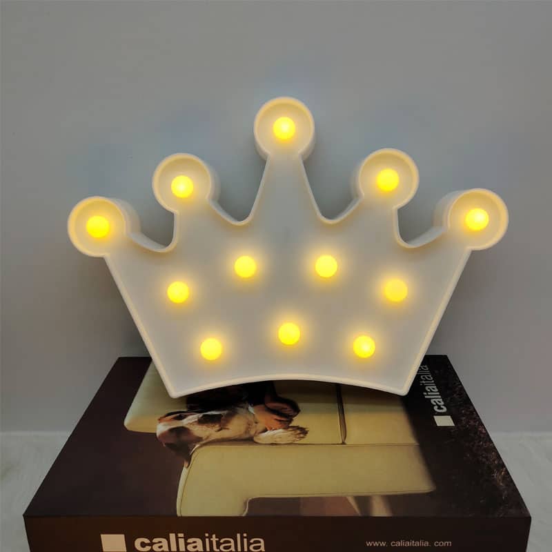 3D Kroon LED Wandlamp Nachtlampen