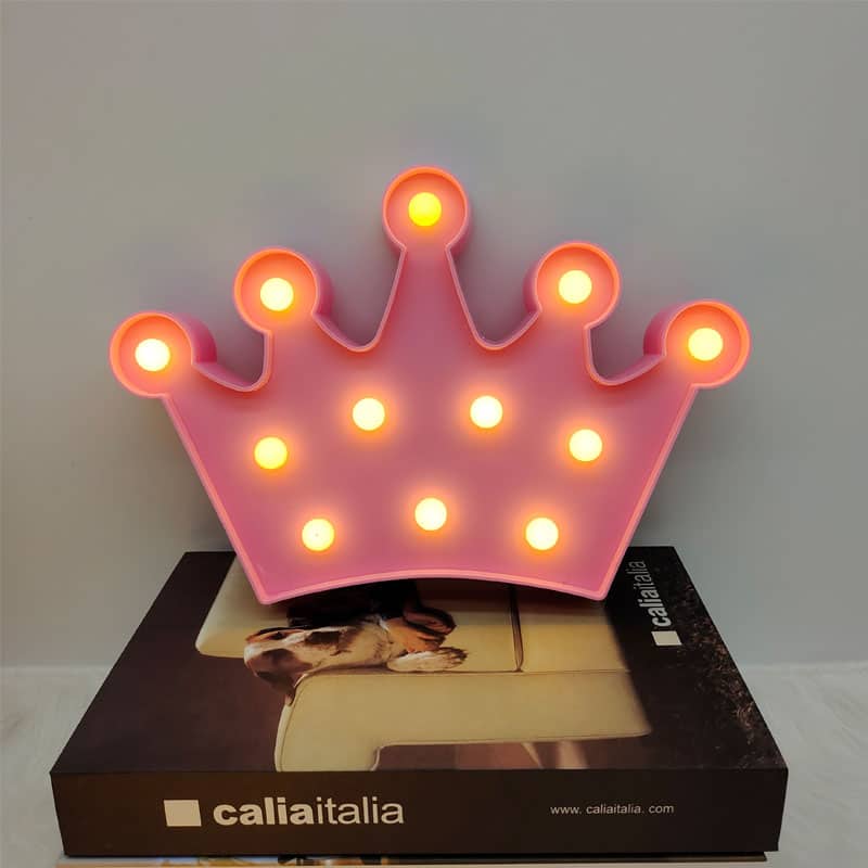 3D Kroon LED Wandlamp Nachtlampen