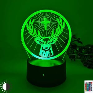 Dolfijn LED Nachtlampje 7 cm Blauw Nachtlampen