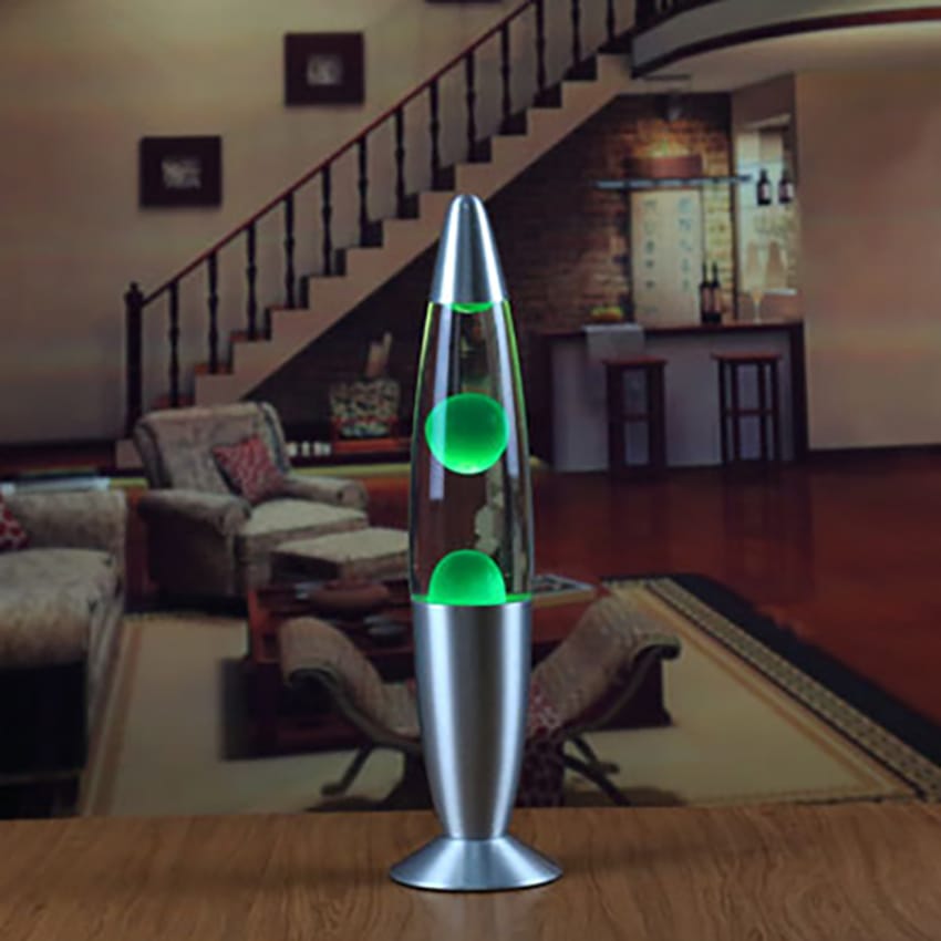Lava Magma Lamp Nachtlampje 33x13x8.5 cm Retro Stijl Kleurig Nachtlampen