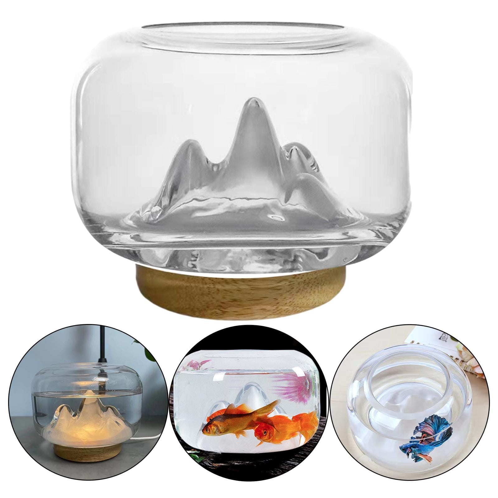 LED Aquarium Bergnachtlampje Nachtlampen