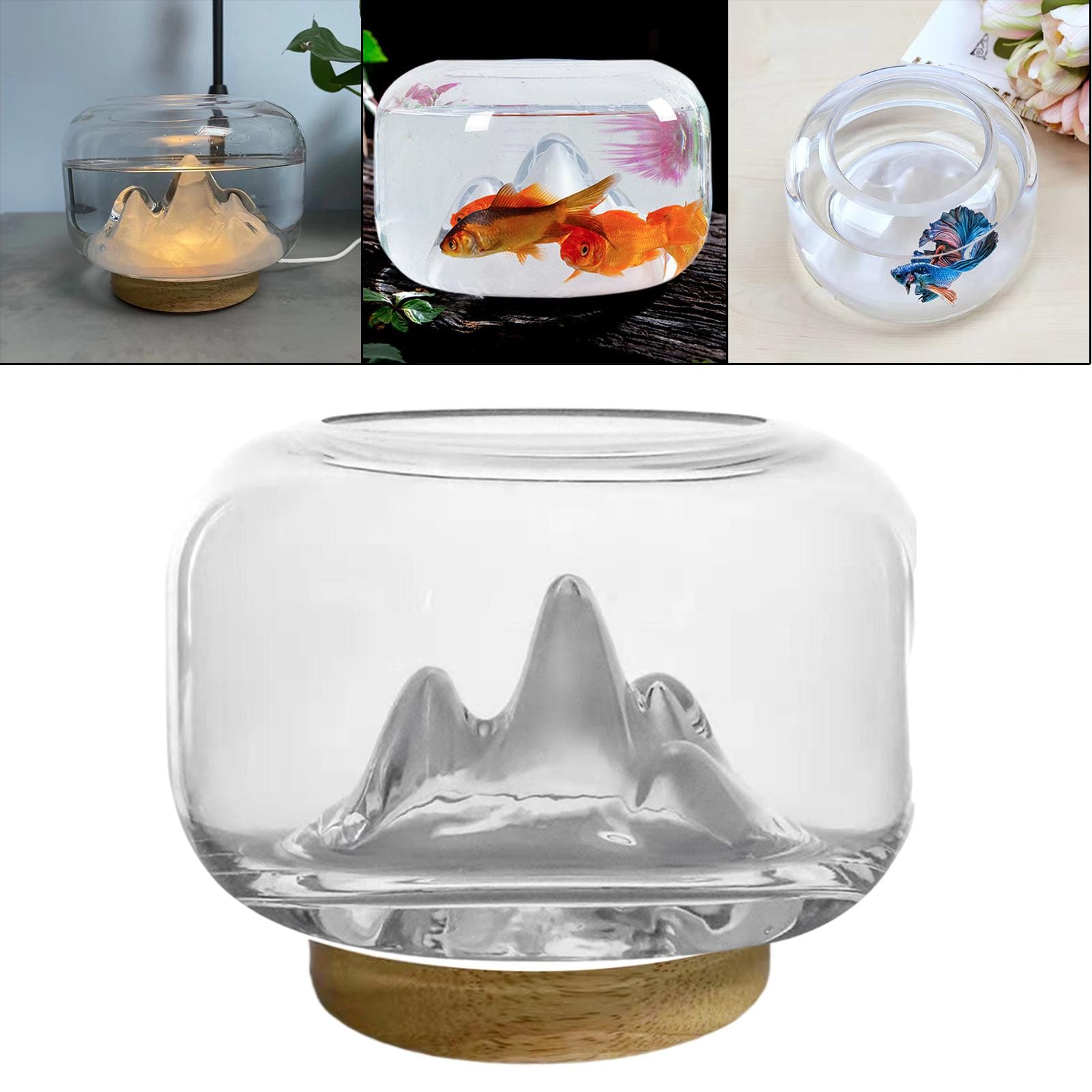 LED Aquarium Bergnachtlampje Nachtlampen