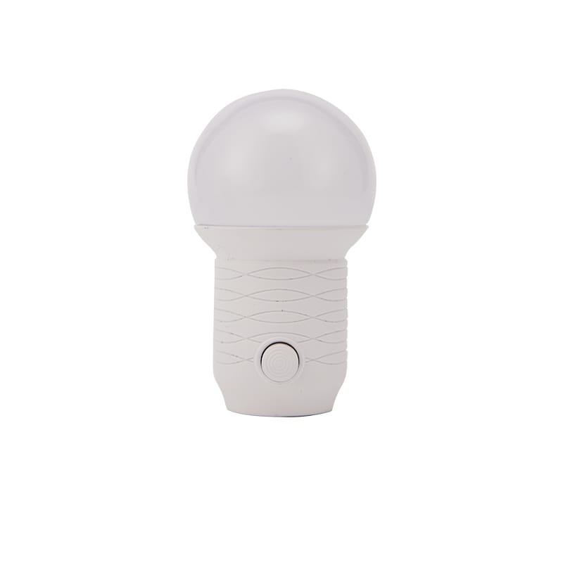 LED Bol Stekker Nachtlampje Zacht Licht 3.5 x 9 x 6.5 cm Nachtlampen