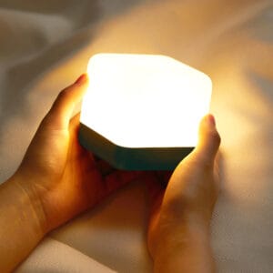LED Bol Stekker Nachtlampje Zacht Licht 3.5 x 9 x 6.5 cm Nachtlampen