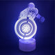 LED Captain America Lamp