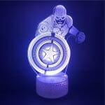 LED Captain America Lamp Nachtlampen