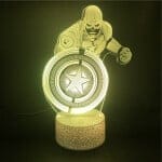 LED Captain America Lamp Nachtlampen