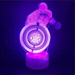 LED Captain America Lamp Nachtlampen