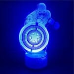 LED Captain America Lamp Nachtlampen
